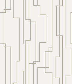 Geometric Circuits Peel & Stick Wallpaper by WallPops