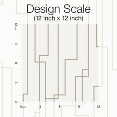 Geometric Circuits Peel & Stick Wallpaper pattern close-up