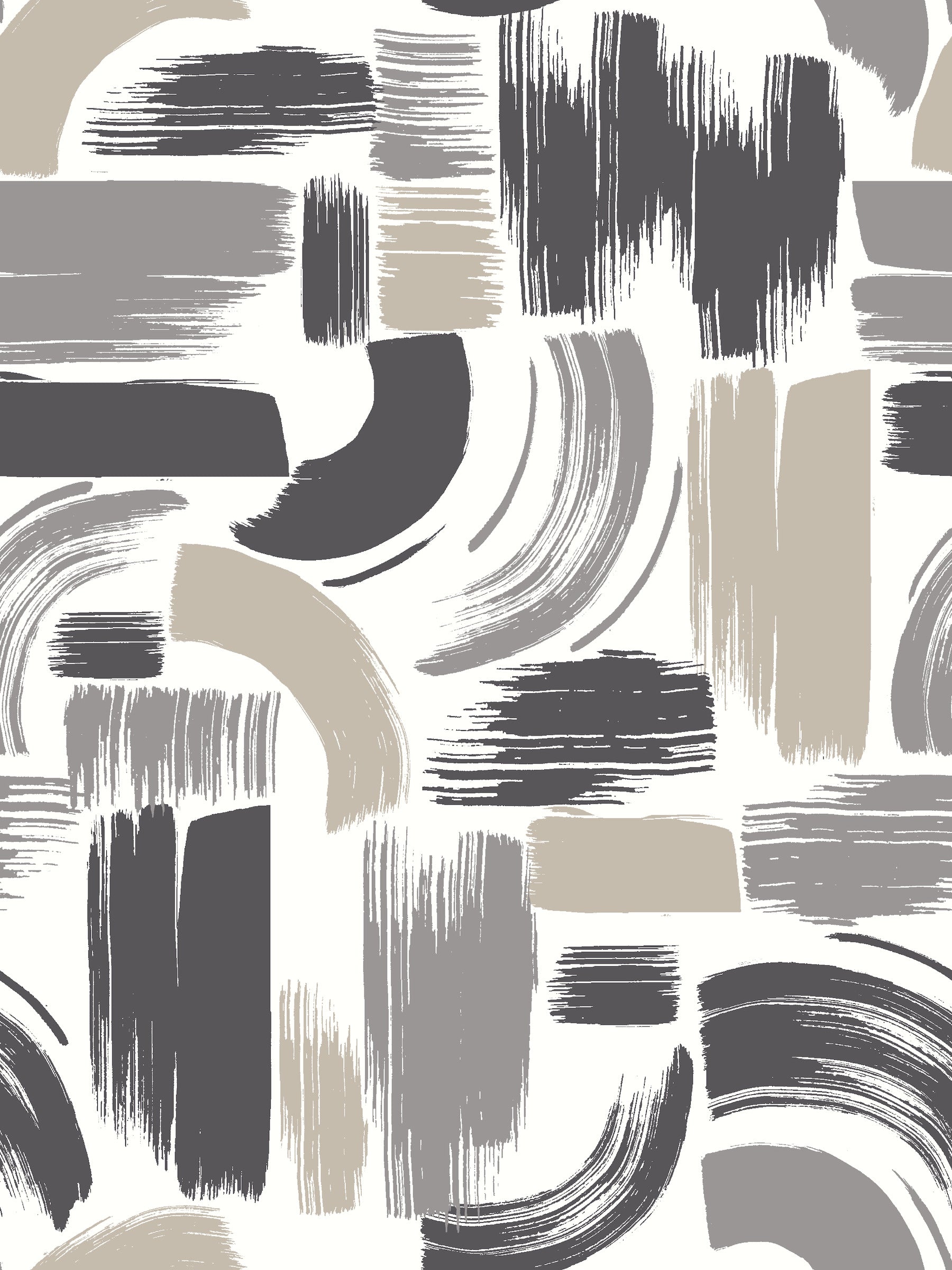 Modern Brushstrokes Peel & Stick Wallpaper by WallPops