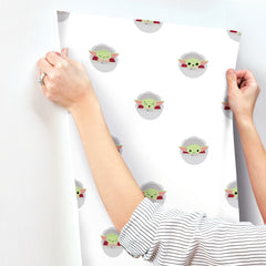 Grogu P&S Wallpaper stick step