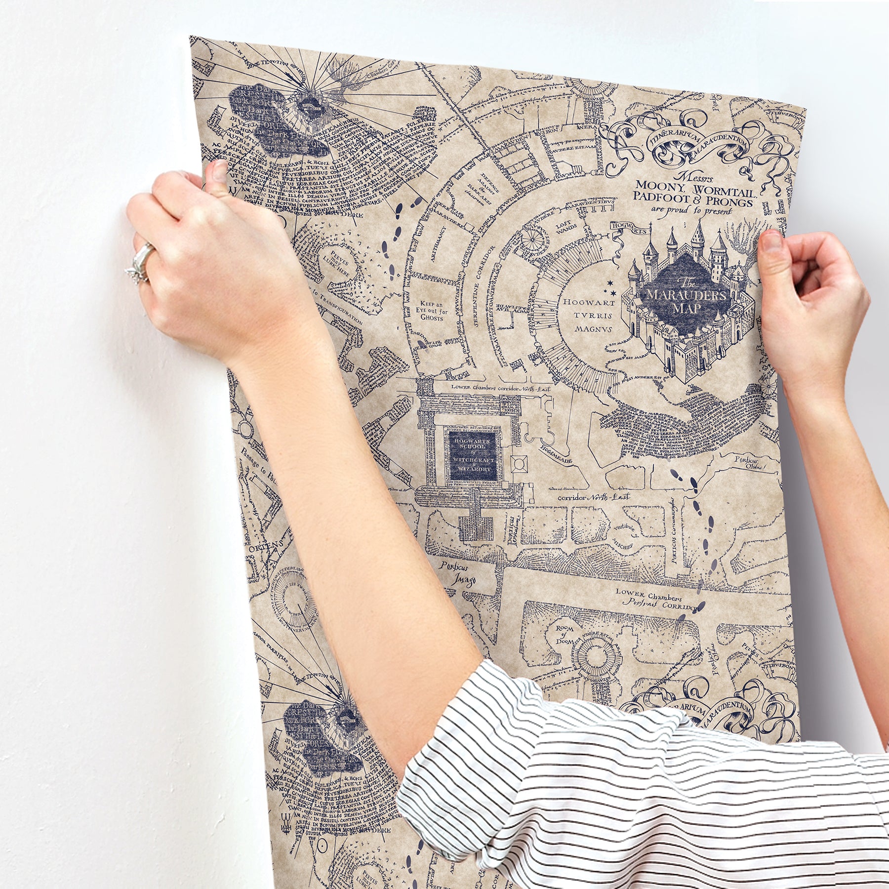 RMK12436RL Peel and Stick Wallpaper - how to stick