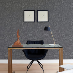 RMK12453PL peel and stick wallpaper in a room setting