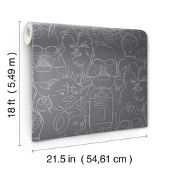 RMK12453PL peel and stick wallpaper - dimensions