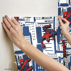 RMK12459RL peel and stick wallpaper - how to stick