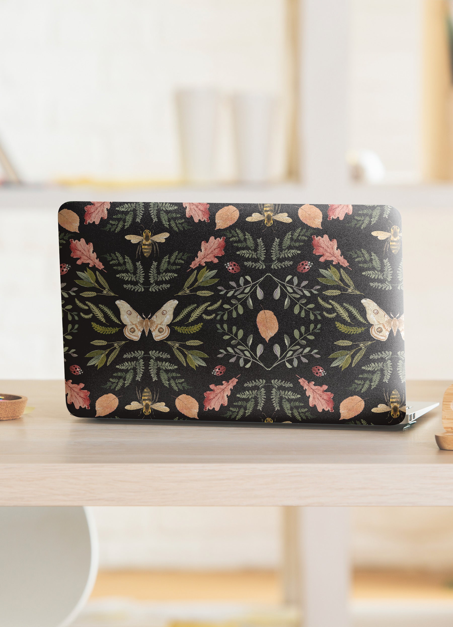 Penny Lane: Forest Cottage Bee And Butterfly Peel and Stick Wallpaper