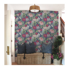RMK12513RL Peel and Stick Wallpaper in a room setting
