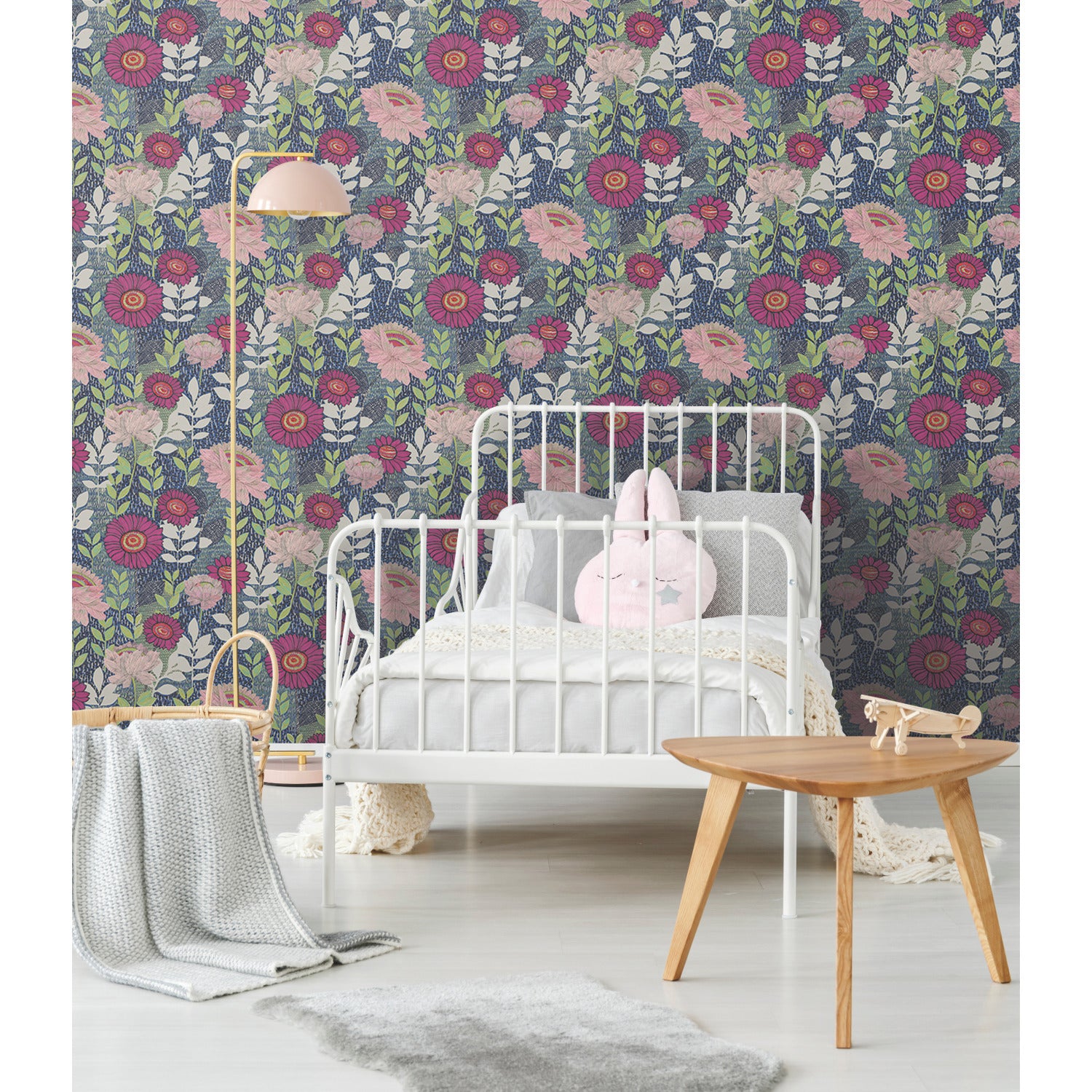 RMK12513RL Peel and Stick Wallpaper in a room setting