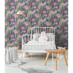 RMK12513RL Peel and Stick Wallpaper in a room setting