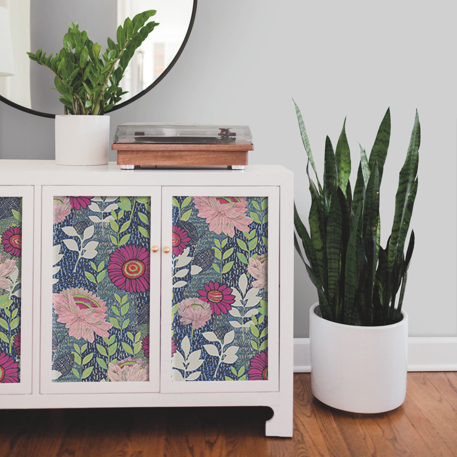 RMK12513RL Peel and Stick Wallpaper in a room setting