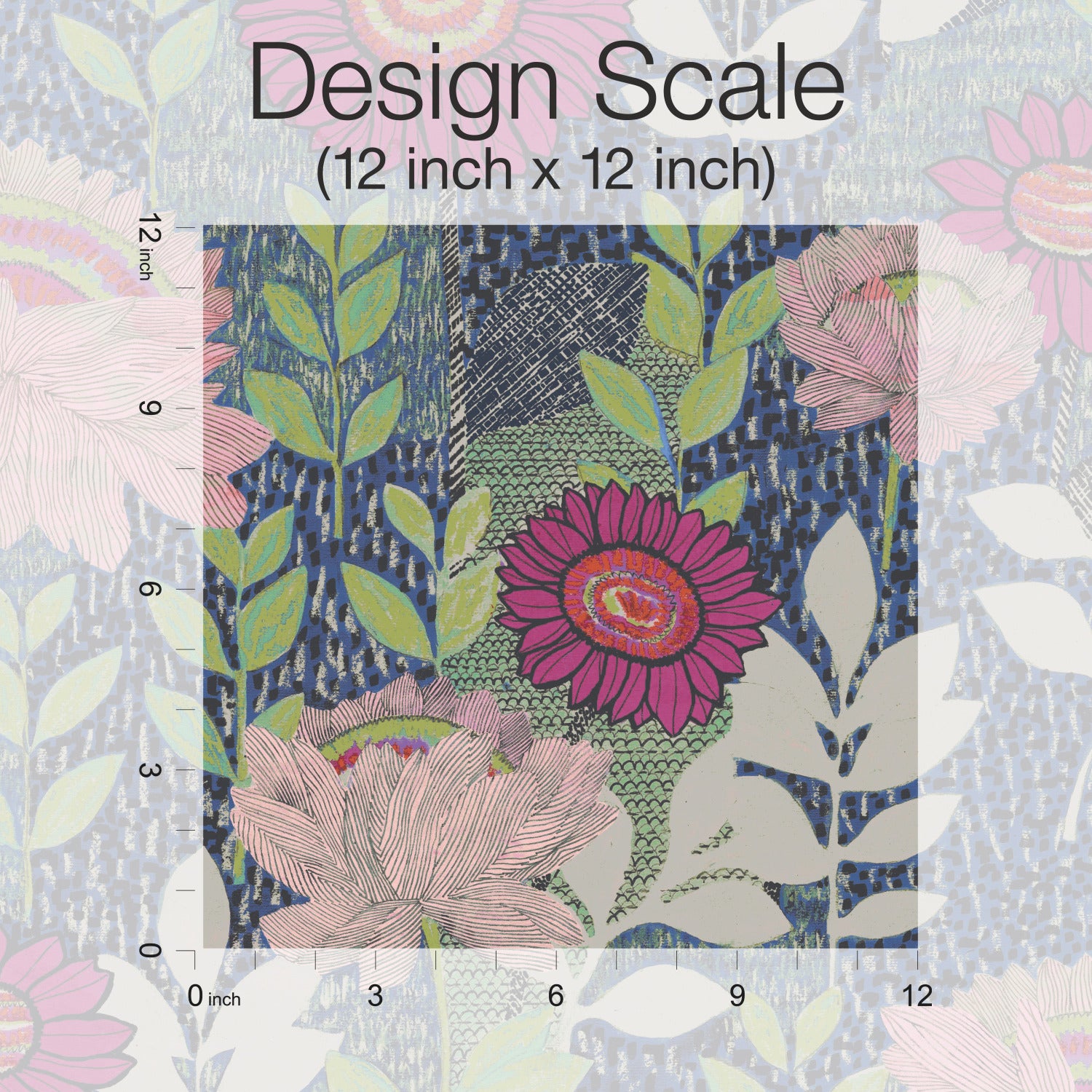 RMK12513RL Peel and Stick Wallpaper pattern close-up