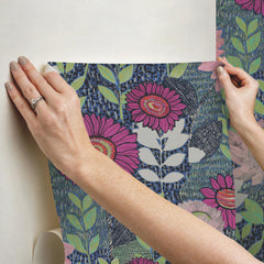RMK12513RL Peel and Stick Wallpaper - how to stick