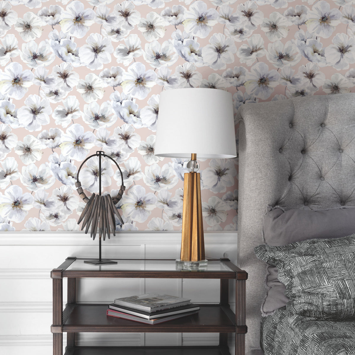 RMK12515RL Peel and Stick Wallpaper in a room setting
