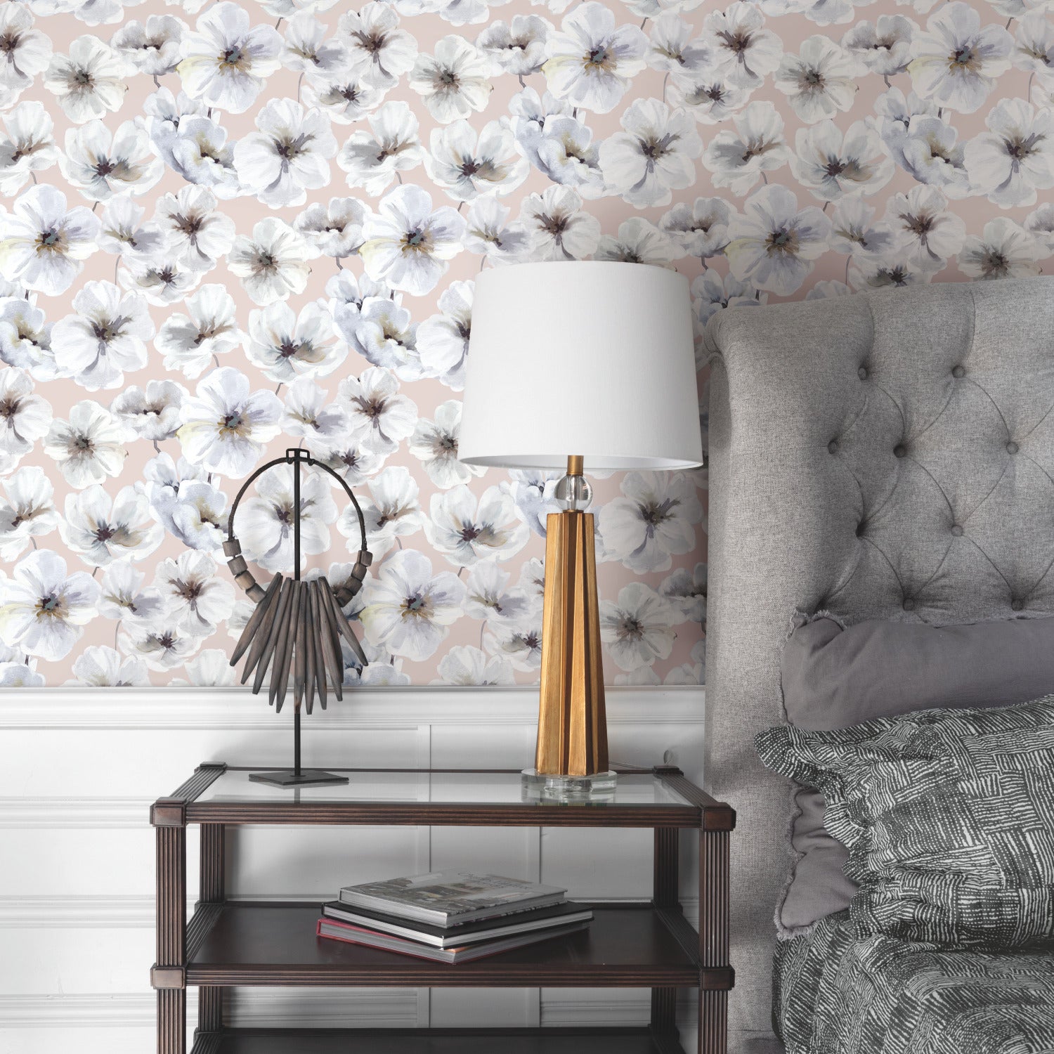 RMK12515RL Peel and Stick Wallpaper in a room setting