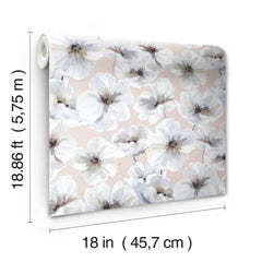 RMK12515RL Peel and Stick Wallpaper - dimensions