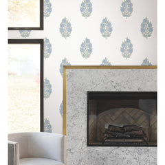 RMK12517RL Peel and Stick Wallpaper in a room setting