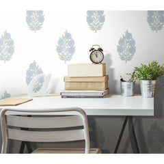 RMK12517RL Peel and Stick Wallpaper in a room setting