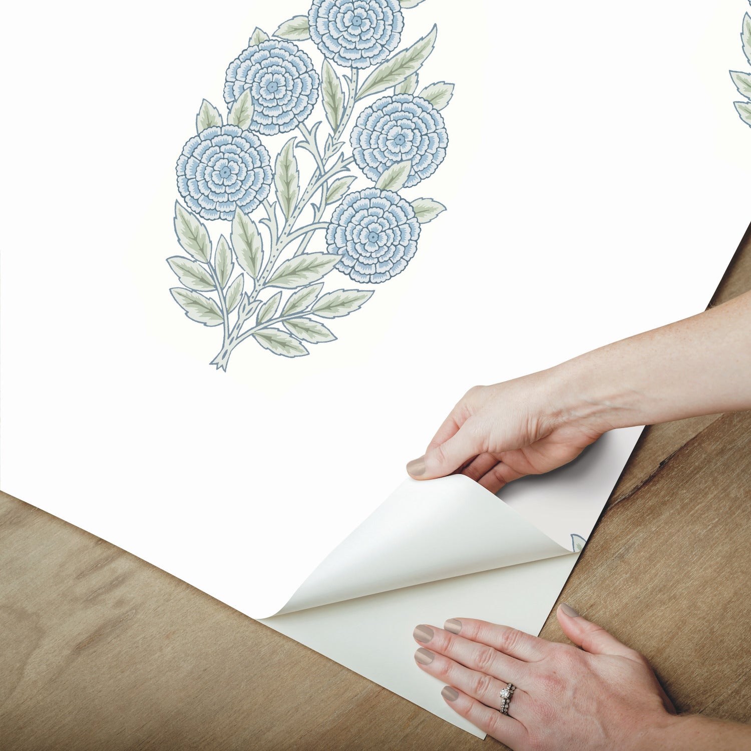 RMK12517RL Peel and Stick Wallpaper - how to peel