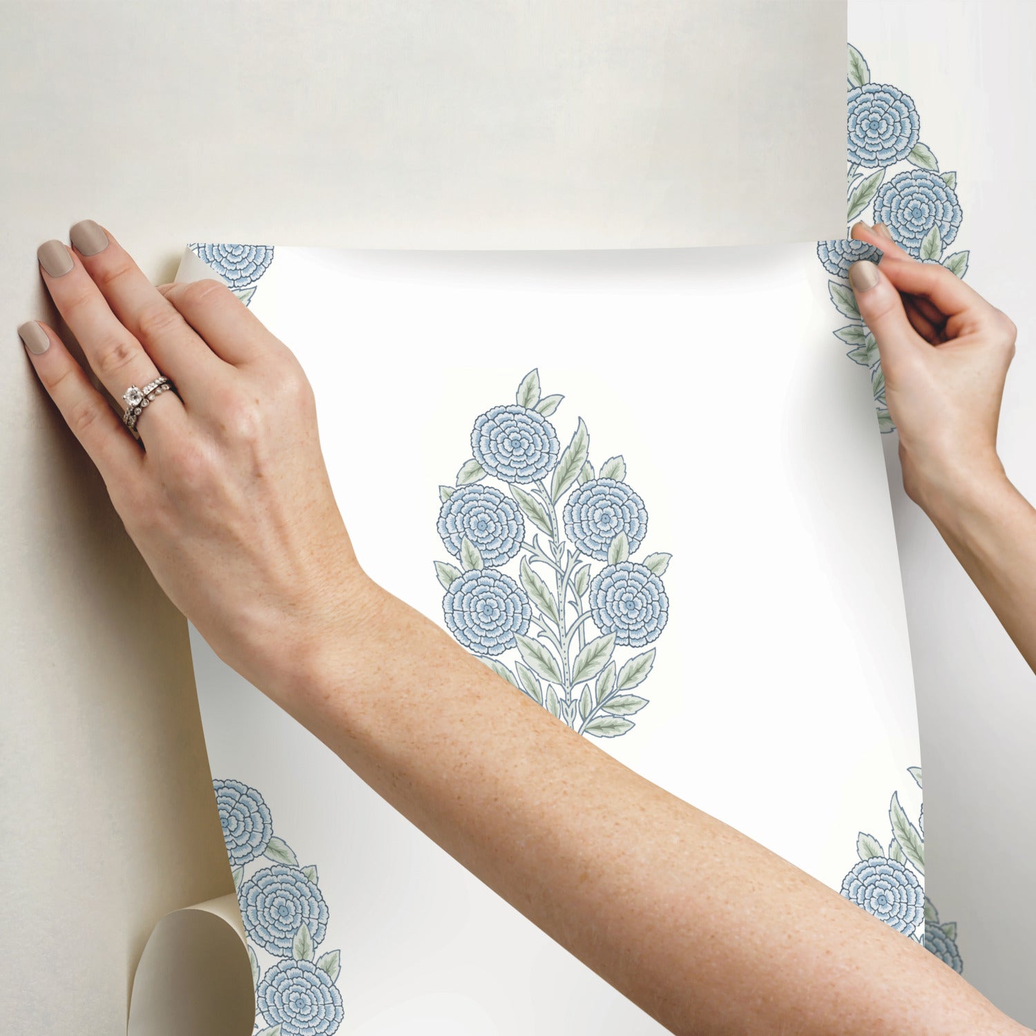 RMK12517RL Peel and Stick Wallpaper - how to stick