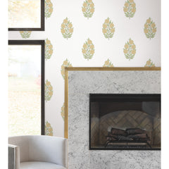 RMK12518RL Peel and Stick Wallpaper in a room setting