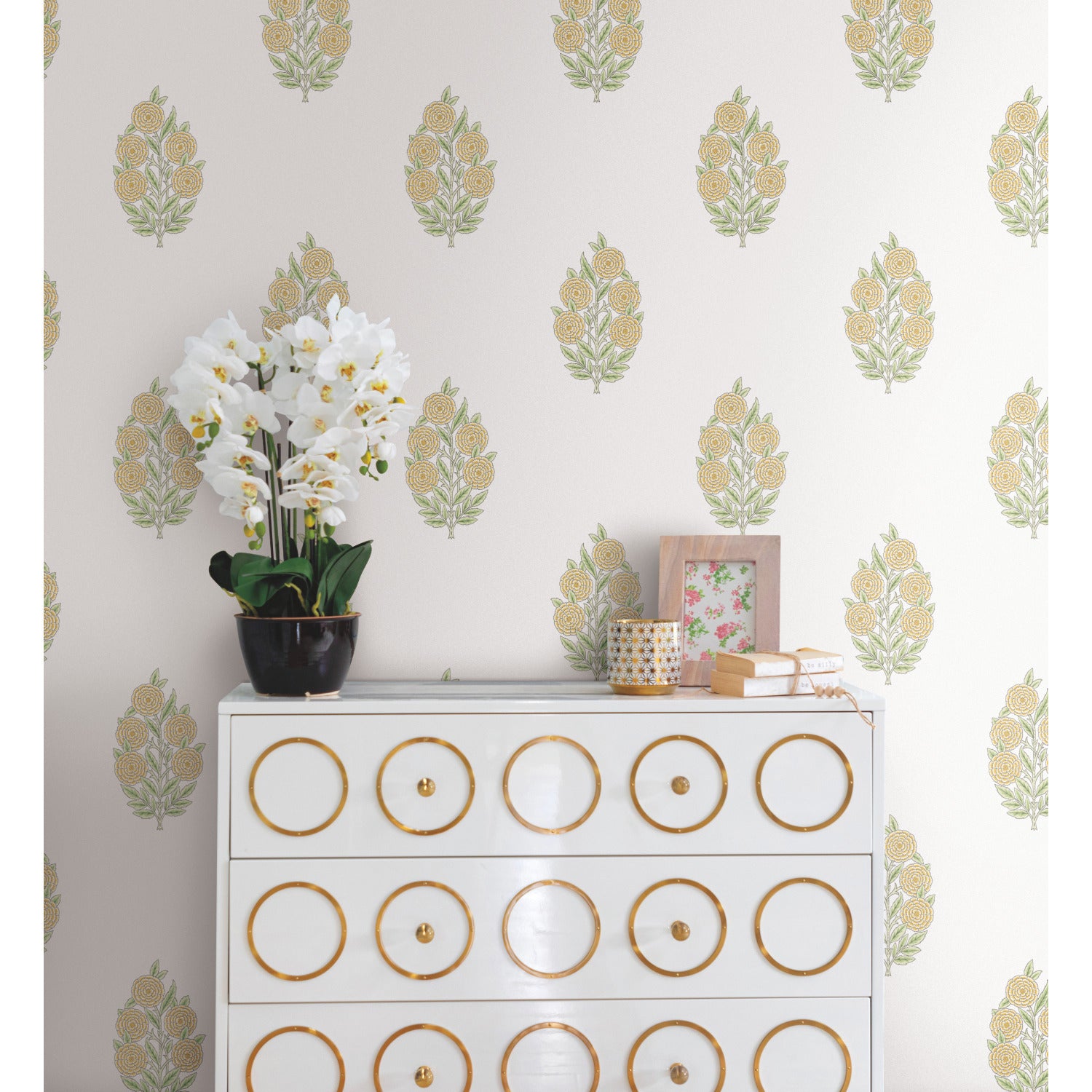 RMK12518RL Peel and Stick Wallpaper in a room setting