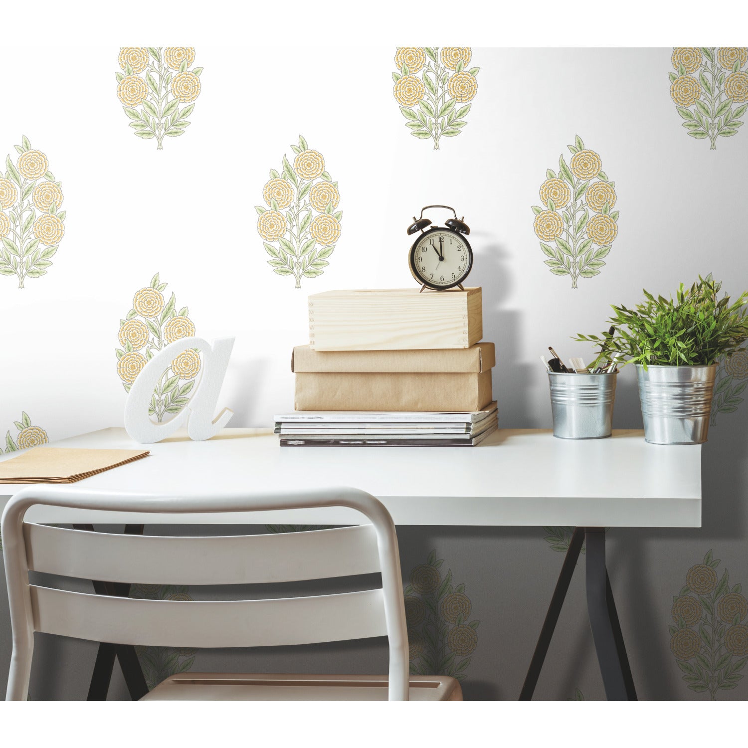 RMK12518RL Peel and Stick Wallpaper in a room setting