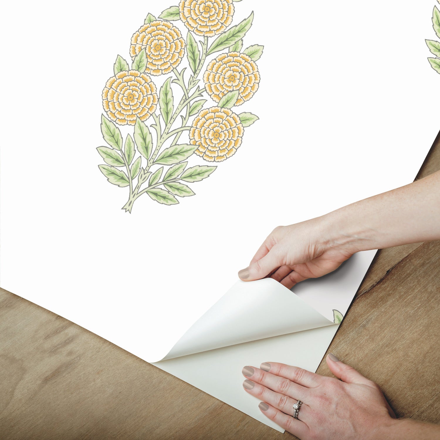 RMK12518RL Peel and Stick Wallpaper - how to peel