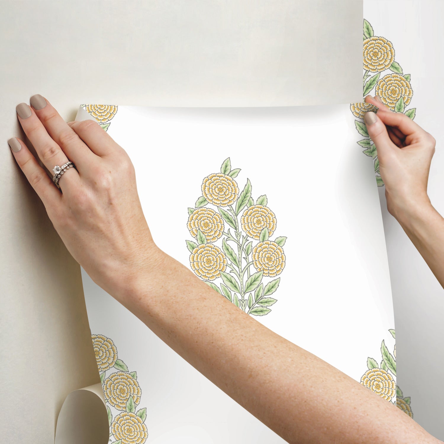 RMK12518RL Peel and Stick Wallpaper - how to stick