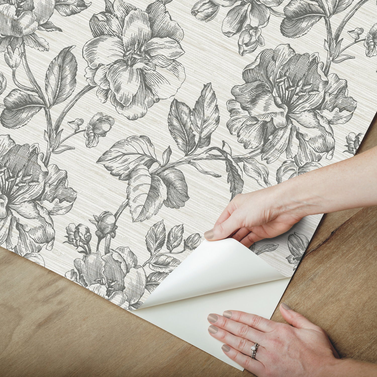 RMK12519RL Peel and Stick Wallpaper - how to peel