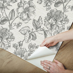 RMK12519RL Peel and Stick Wallpaper - how to peel