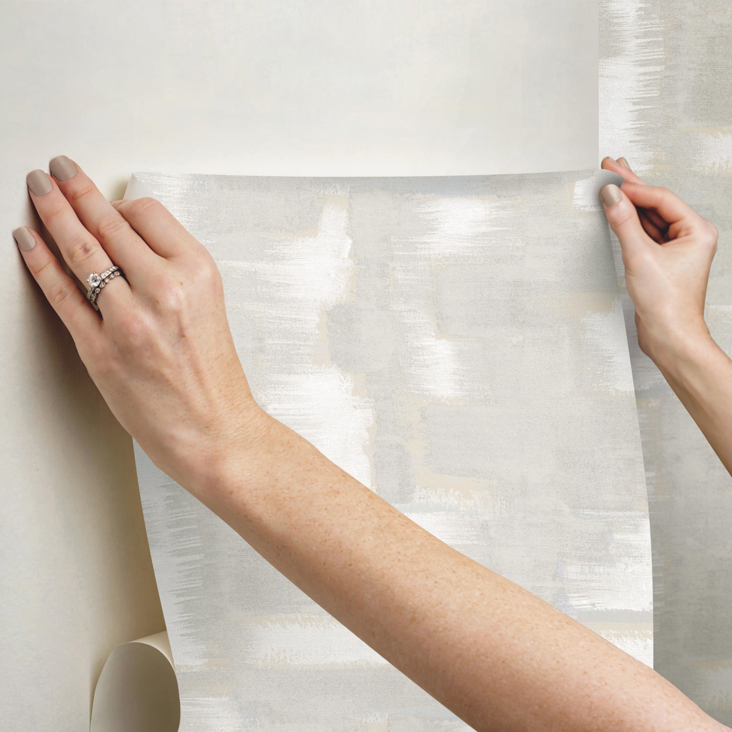 RMK12527RL Peel and Stick Wallpaper - how to stick