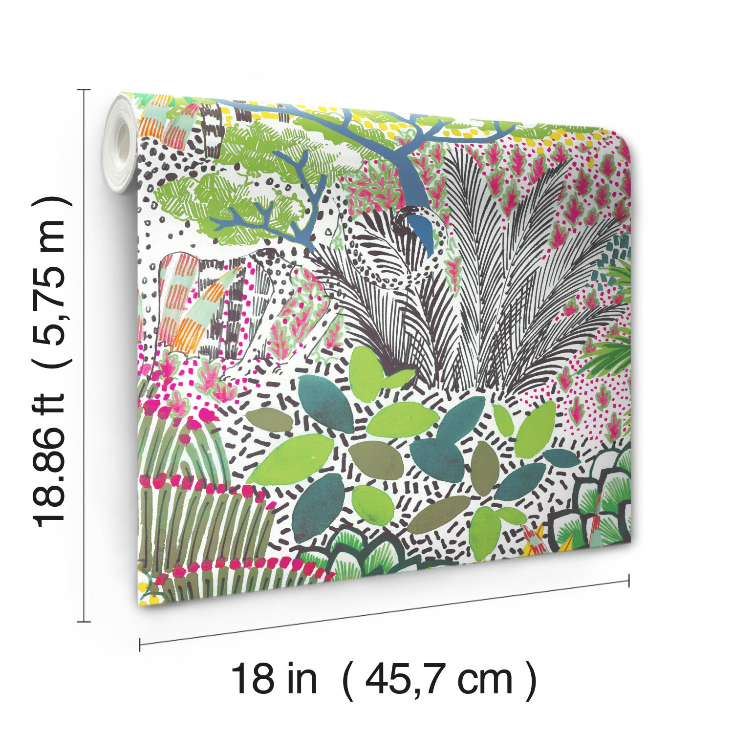 RMK12532RL Peel and Stick Wallpaper - dimensions