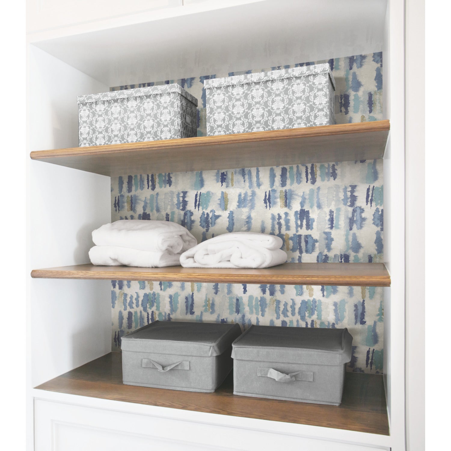 RMK12533RL Peel and Stick Wallpaper in a room setting