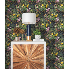 RMK12536RL Peel and Stick Wallpaper in a room setting