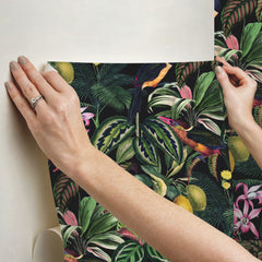 RMK12536RL Peel and Stick Wallpaper - how to stick