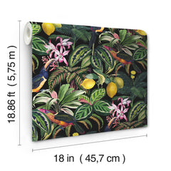 RMK12536RL Peel and Stick Wallpaper - dimensions