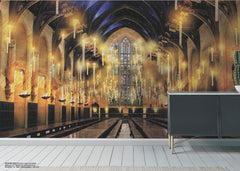 Harry Potter Great Hall P&S Wall Murals in a room setting