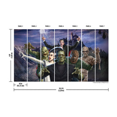 Universal Studios Iconic Monsters P&S Wall Murals - panels