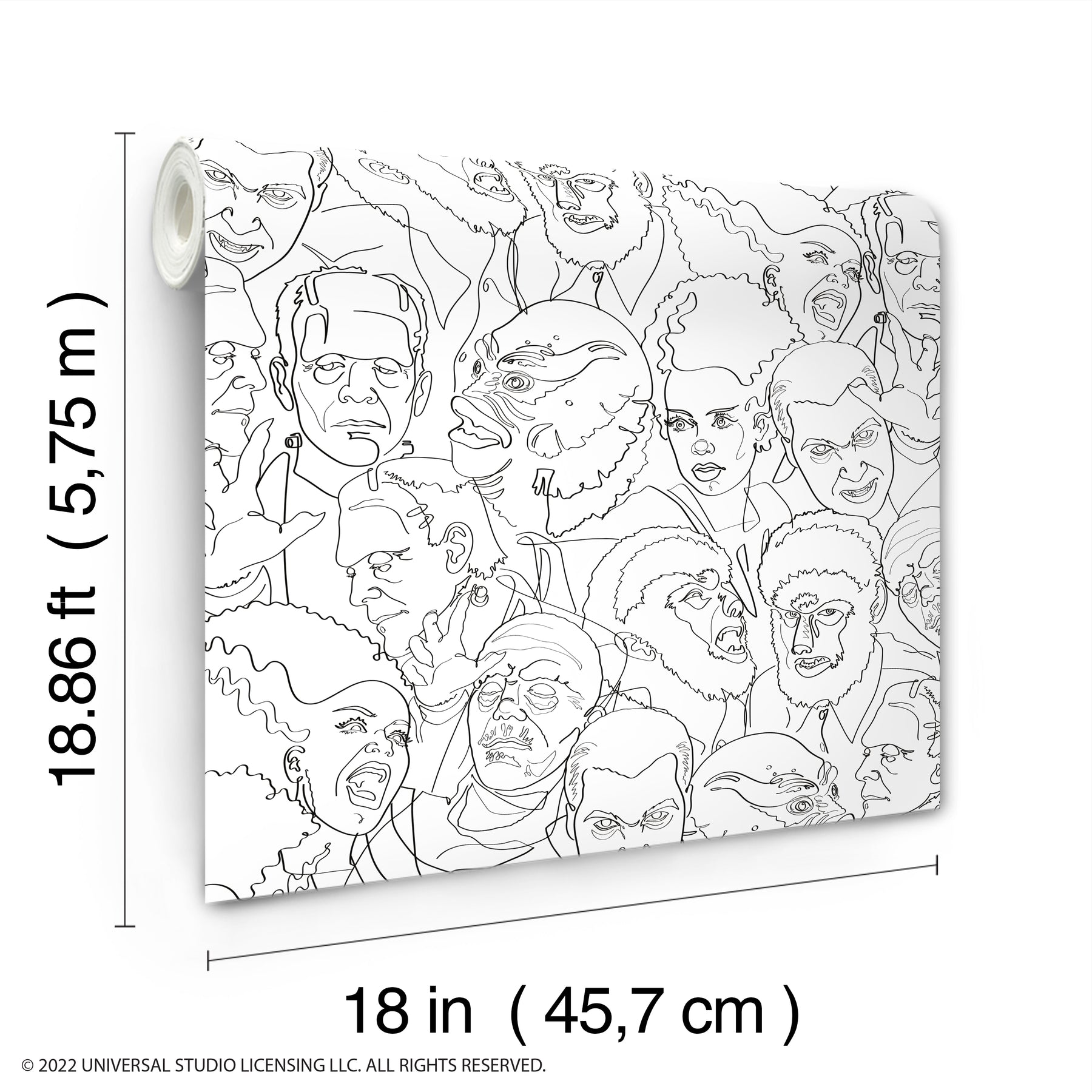 Universal Classic Monsters P&S Wallpaper dimensions