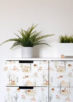 Clara Jean Peel and Stick Wallpaper in a room setting