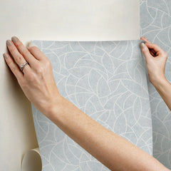 Modern Crescent Moon Peel & Stick Wallpaper - how to stick