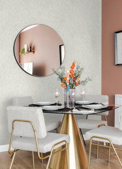 Modern Crescent Moon Peel & Stick Wallpaper in a room setting