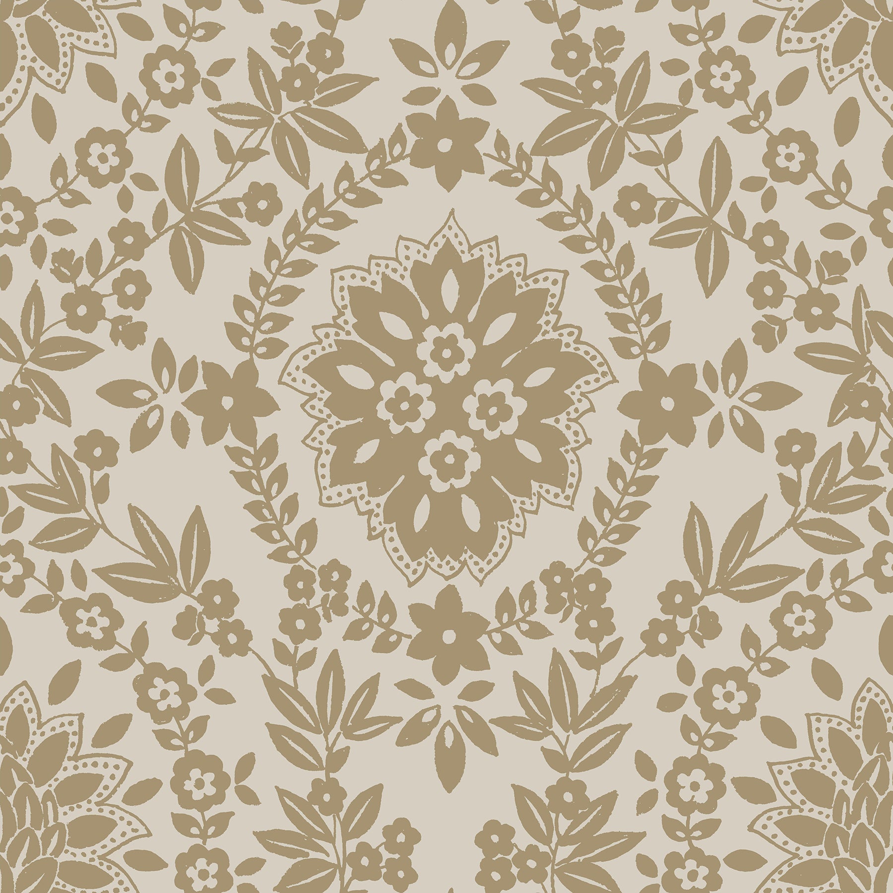 Boho Baroque Damask Peel & Stick Wallpaper by WallPops