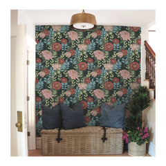 RMK12575RL Peel and Stick Wallpaper in a room setting