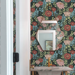 RMK12575RL Peel and Stick Wallpaper in a room setting