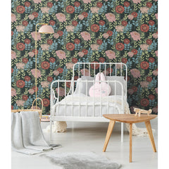 RMK12575RL Peel and Stick Wallpaper in a room setting