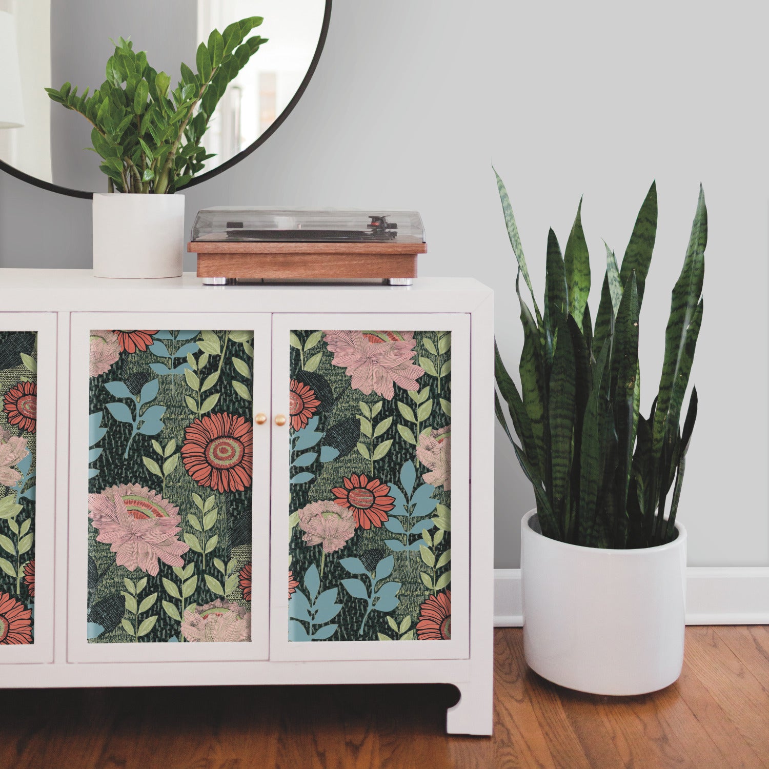 RMK12575RL Peel and Stick Wallpaper in a room setting
