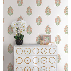 RMK12576RL Peel and Stick Wallpaper in a room setting