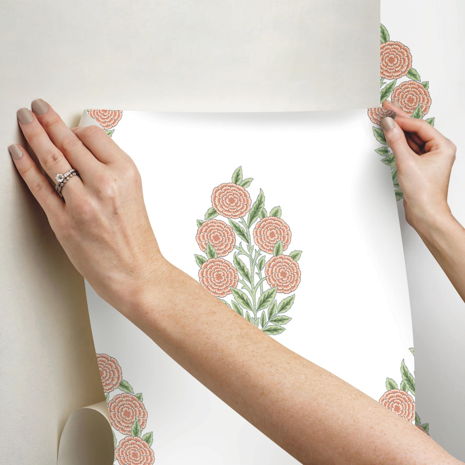 RMK12576RL Peel and Stick Wallpaper - how to stick