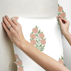 RMK12576RL Peel and Stick Wallpaper - how to stick