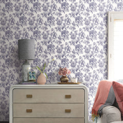 RMK12577RL Peel and Stick Wallpaper in a room setting